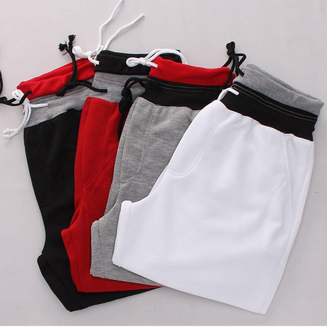 New Seven Points Cropped Casual Sports Pants - Vogue Aura