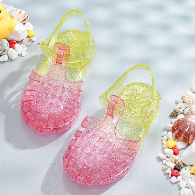 New Summer Children's Princess Children's Soft-Soled Baby Baotou Princess Shoes - Vogue Aura