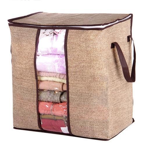 Non-Woven Family Save Space Organizador Bed Under Closet Storage Box Clothes Divider Organiser Quilt Bag Holder Organizer - Vogue Aura