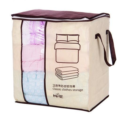 Non-Woven Family Save Space Organizador Bed Under Closet Storage Box Clothes Divider Organiser Quilt Bag Holder Organizer - Vogue Aura