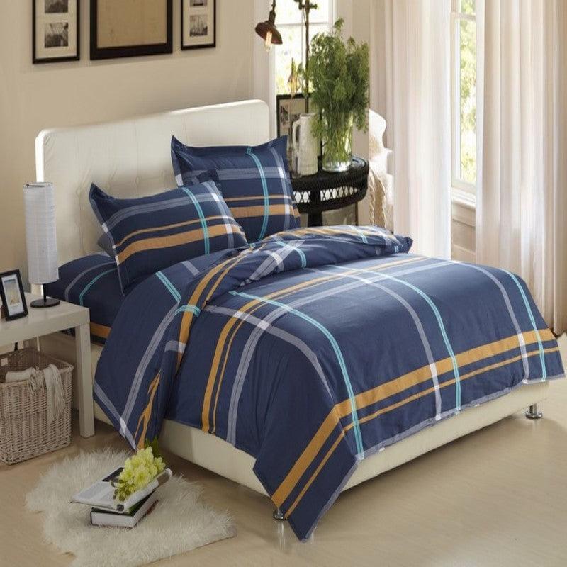 Luxurious Cotton Four-Piece Bedding Set - Vogue Aura