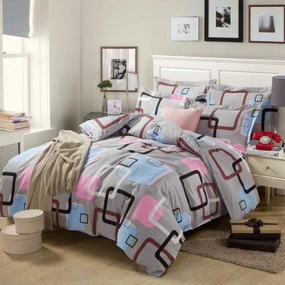 Luxurious Cotton Four-Piece Bedding Set - Vogue Aura