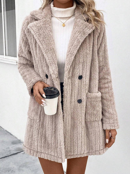 Reversible Cozy Lapel Cardigan for Chic Everyday Wear - Vogue Aura