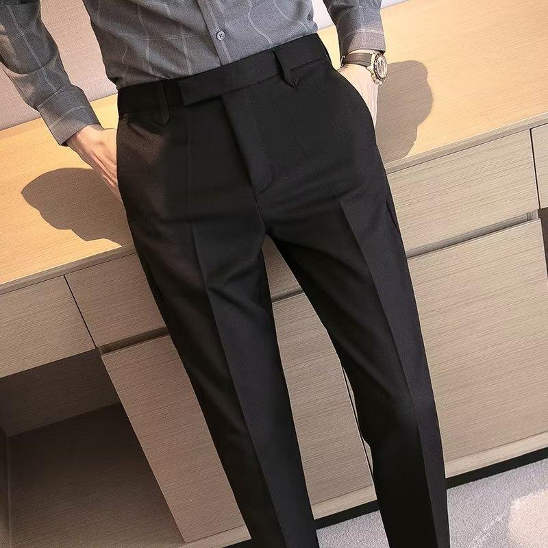 Ruoshuai Men's Formal Business Suit Pants - Vogue Aura