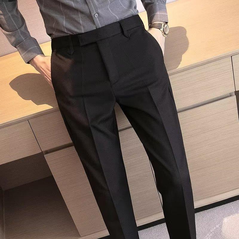 Ruoshuai Men's Formal Business Suit Pants - Vogue Aura