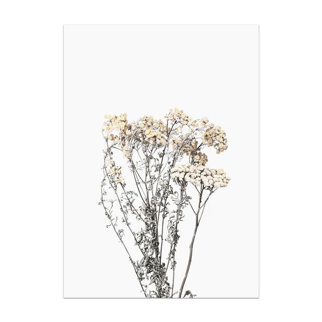 Scandinavian Floral Canvas Art for Home Décor - Vogue Aura