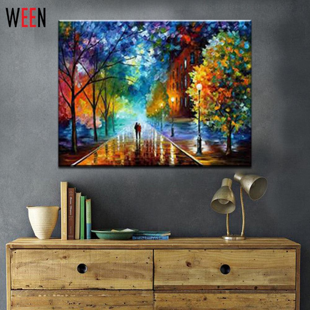 Serene Country Pathway: DIY Oil Painting Kit for Art Enthusiasts 40X50CM Canvas Decor - Vogue Aura