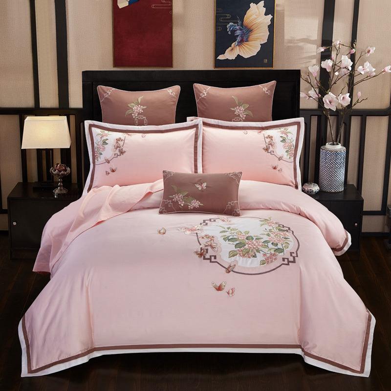 Serene Harmony Chinese-Inspired Cotton Bedding Collection - Vogue Aura