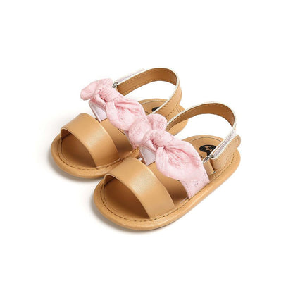 Small bow soft sole non-slip baby sandals - Vogue Aura