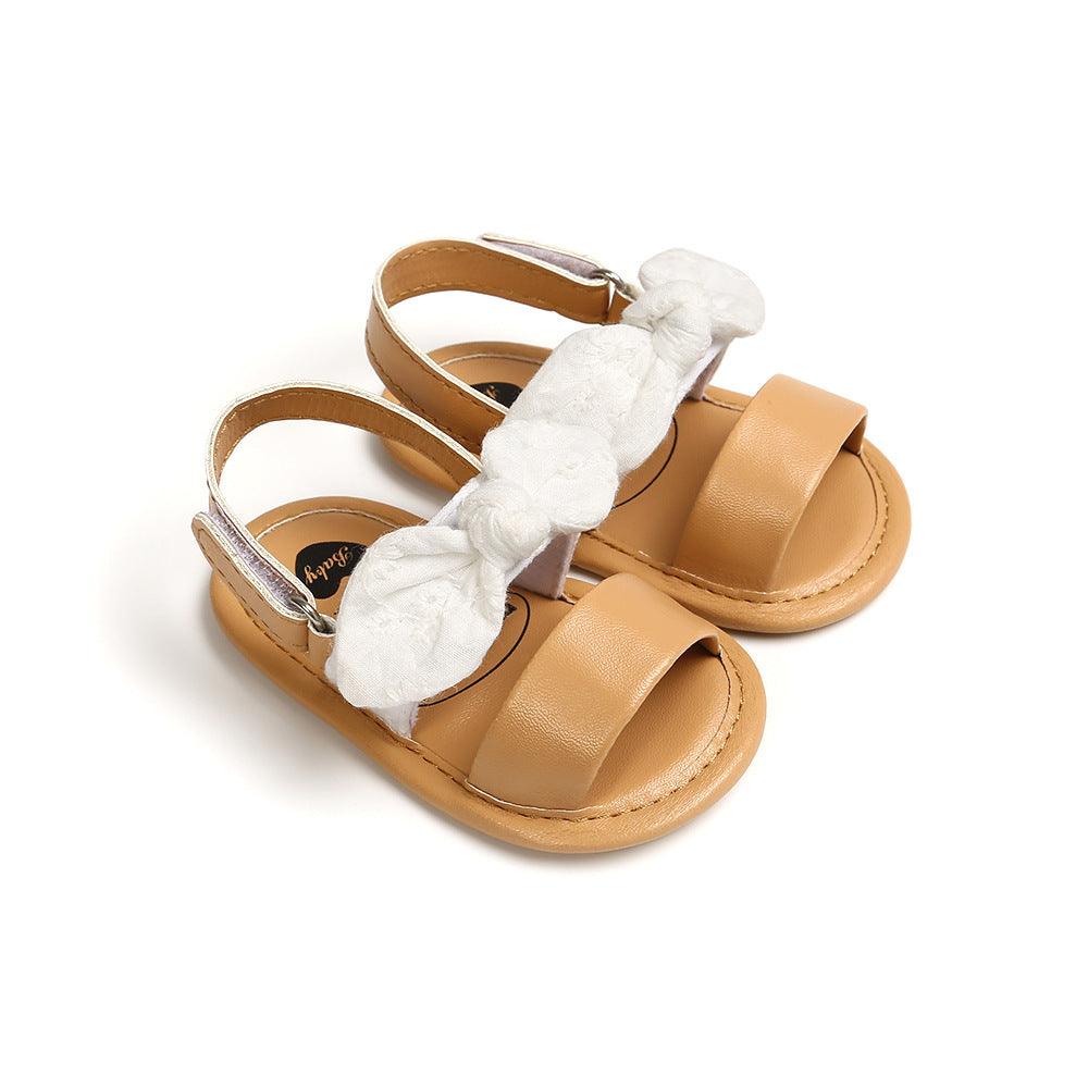 Small bow soft sole non-slip baby sandals - Vogue Aura