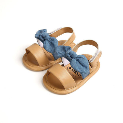 Small bow soft sole non-slip baby sandals - Vogue Aura