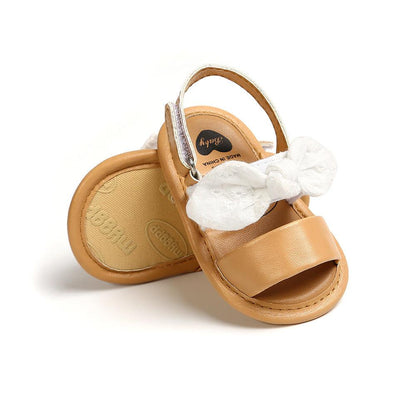 Small bow soft sole non-slip baby sandals - Vogue Aura