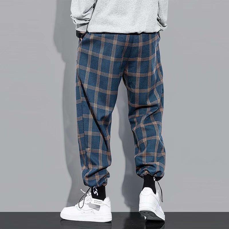 Striped Casual Pants Men's Trendy Brand Loose Hip-hop Bear - Vogue Aura