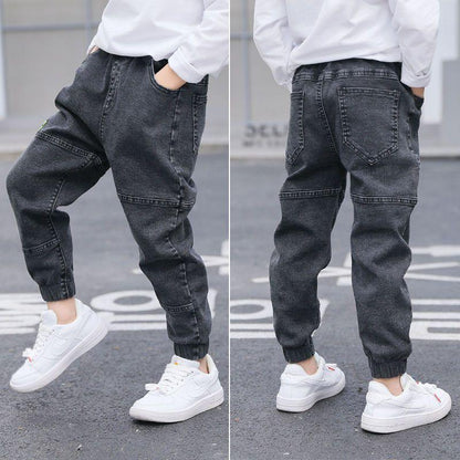 Stylish Boys' Jeans for All Seasons - Korean Spring & Autumn Collection - Vogue Aura