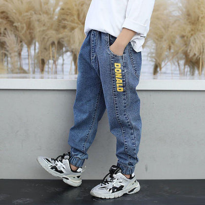 Stylish Boys' Jeans for All Seasons - Korean Spring & Autumn Collection - Vogue Aura