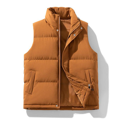 Stylish Cotton Padded Vest Jacket for Men - Warm and Comfortable - Vogue Aura