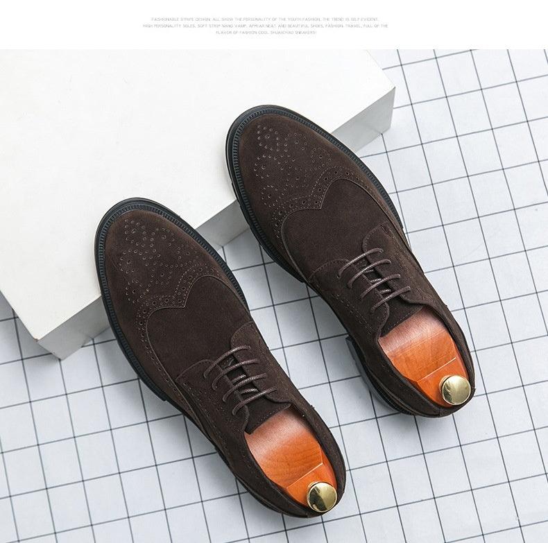 Elegant Men's Leather Shoes for Office and Casual Use - Vogue Aura