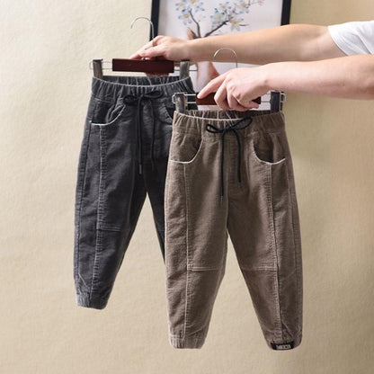 Stylish Winter Corduroy Pants for Boys - Vogue Aura