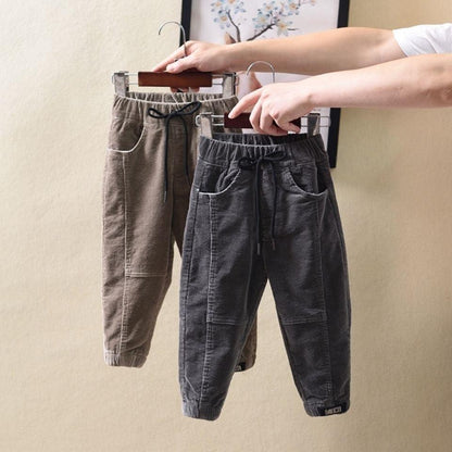 Stylish Winter Corduroy Pants for Boys - Vogue Aura