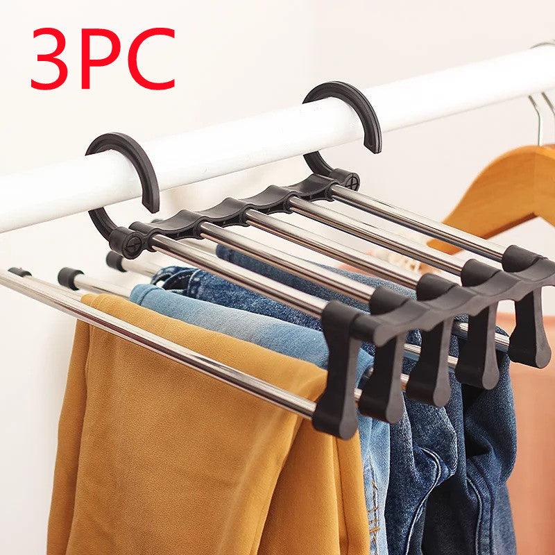 Telescopic Folding Multifunctional Pants Rack Pants Hanger Household - Vogue Aura