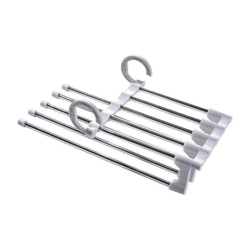 Telescopic Folding Multifunctional Pants Rack Pants Hanger Household - Vogue Aura