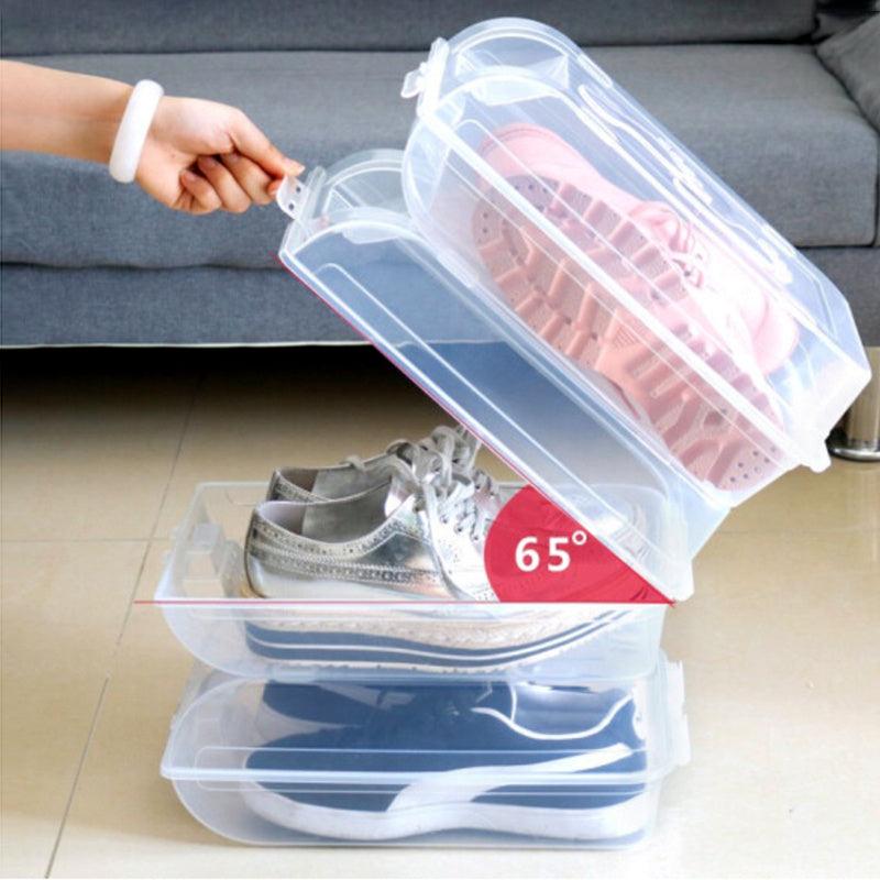 Transparent Drawer Wardrobe Shoe Storage Box - Vogue Aura