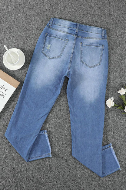 Trendy High-Waist Denim Jeans for Women in Multiple Colors - Vogue Aura