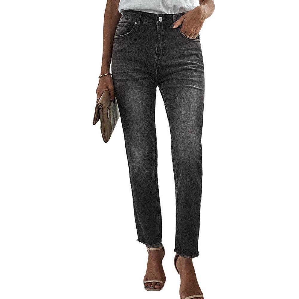 Trendy High-Waist Denim Jeans for Women in Various Colours - Vogue Aura