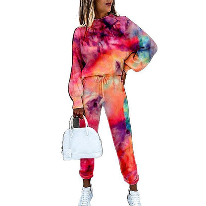 Trouser Suits Sportwear Outfit Pant Sweatshirt Tracksuit Two Piece Set Women Female Sports Suit Hoodie Jogging - Vogue Aura