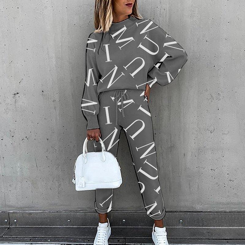 Elegant Women's Sports Suit Two-Piece Tracksuit - Vogue Aura