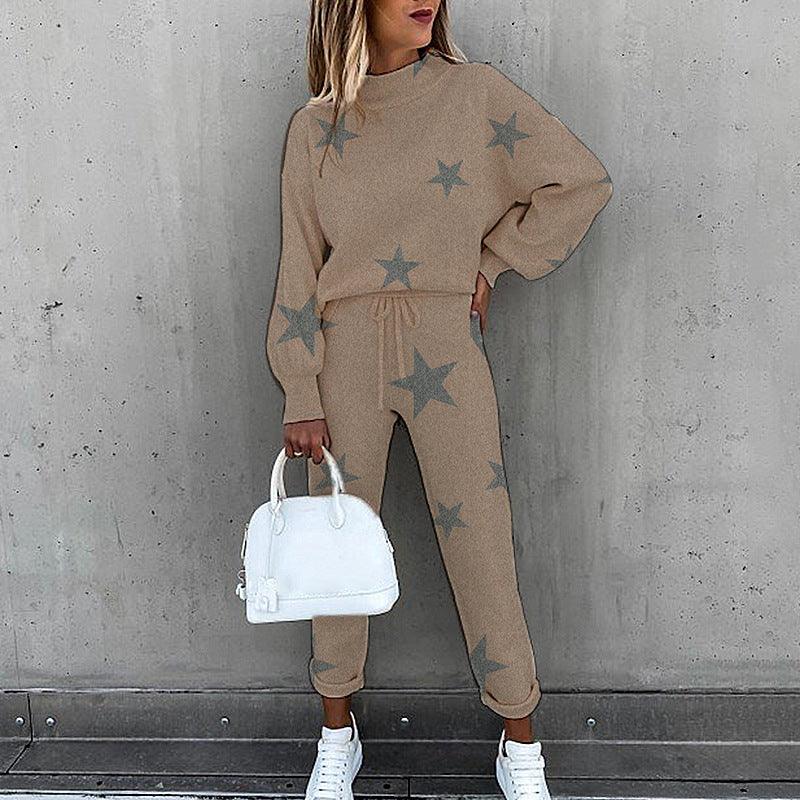 Trouser Suits Sportwear Outfit Pant Sweatshirt Tracksuit Two Piece Set Women Female Sports Suit Hoodie Jogging - Vogue Aura