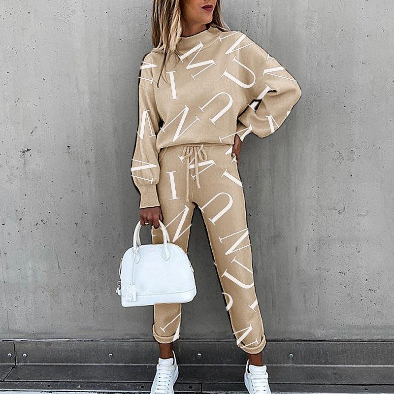 Elegant Women's Sports Suit Two-Piece Tracksuit - Vogue Aura