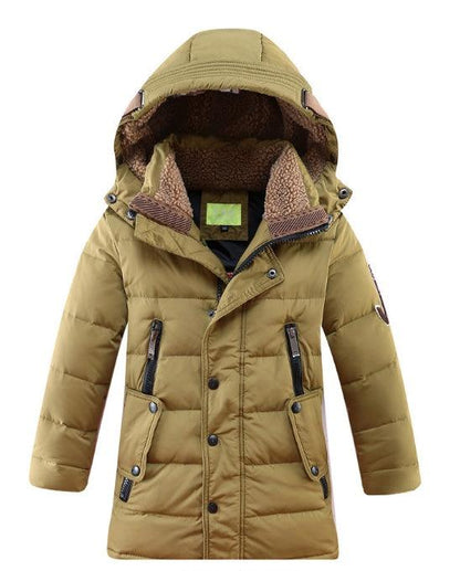 Ultimate Winter Duck Down Jacket for Boys -30°C Thermal Protection Padded Coat - Vogue Aura