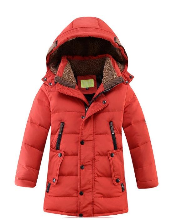 Ultimate Winter Duck Down Jacket for Boys -30°C Thermal Protection Padded Coat - Vogue Aura