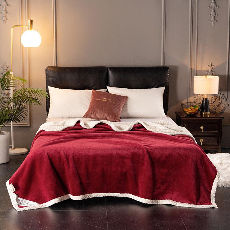 Luxe Coral Fleece Blanket - Vogue Aura