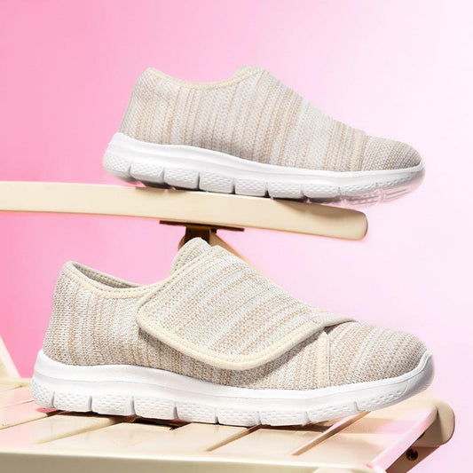 Lightweight Velcro Women's Breathable Casual Sneakers - Vogue Aura