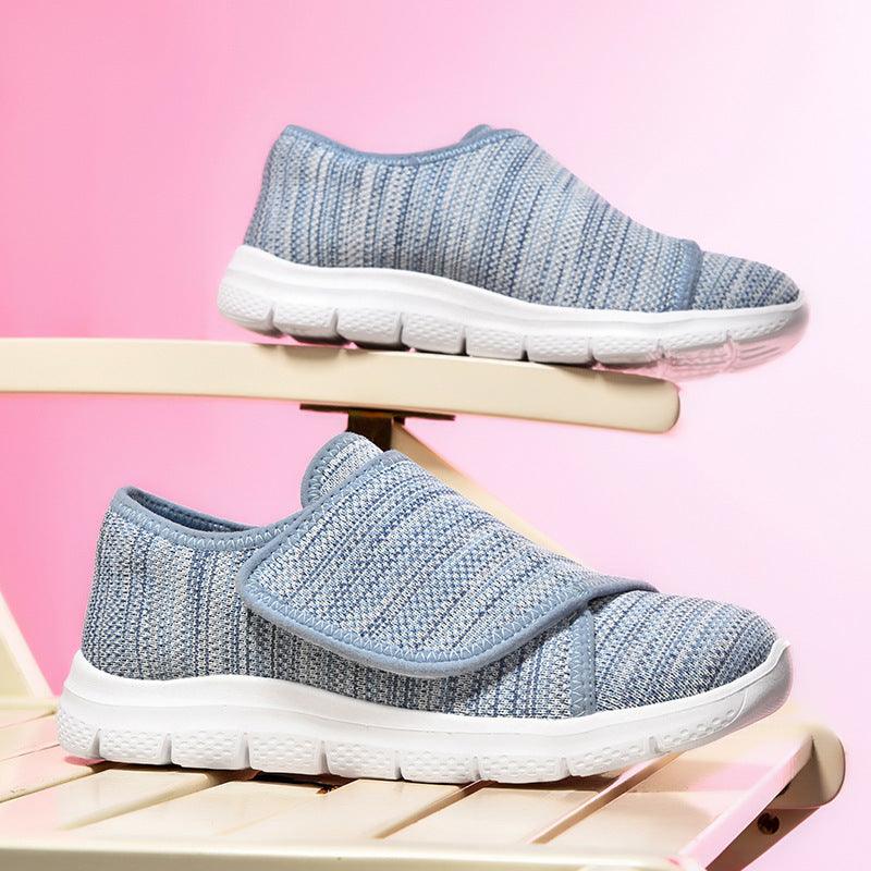 Lightweight Velcro Women's Breathable Casual Sneakers - Vogue Aura