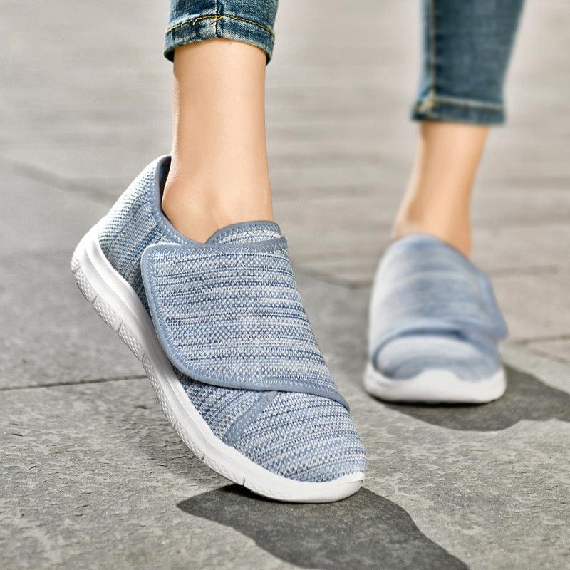 Lightweight Velcro Women's Breathable Casual Sneakers - Vogue Aura