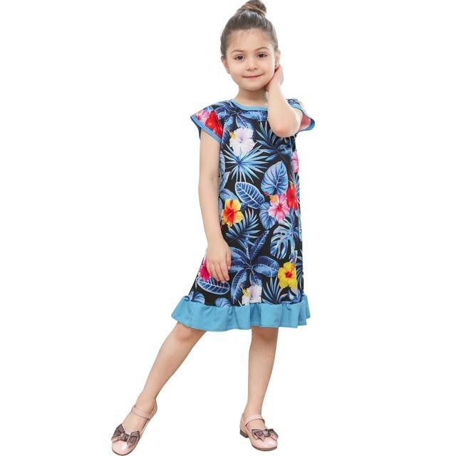 Whimsical 3D Printed Pajama Dresses for Girls - Cozy and Stylish Sleepwear - Vogue Aura