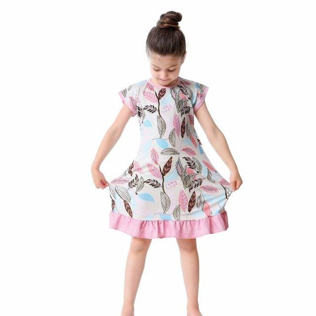 Whimsical 3D Printed Pajama Dresses for Girls - Cozy and Stylish Sleepwear - Vogue Aura