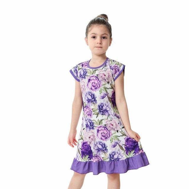 Whimsical 3D Printed Pajama Dresses for Girls - Cozy and Stylish Sleepwear - Vogue Aura