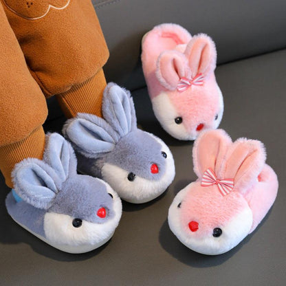 Winter Children Warm Non-slip Cotton Slippers - Vogue Aura