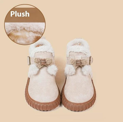 Elegant Plush Midsole Snow Boots for Winter - Vogue Aura