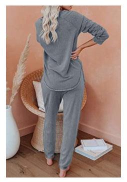 Women's Casual Sweatshirt And Drawstring Tracksuit - Vogue Aura