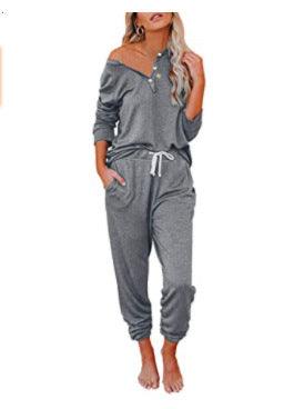 Women's Casual Sweatshirt And Drawstring Tracksuit - Vogue Aura